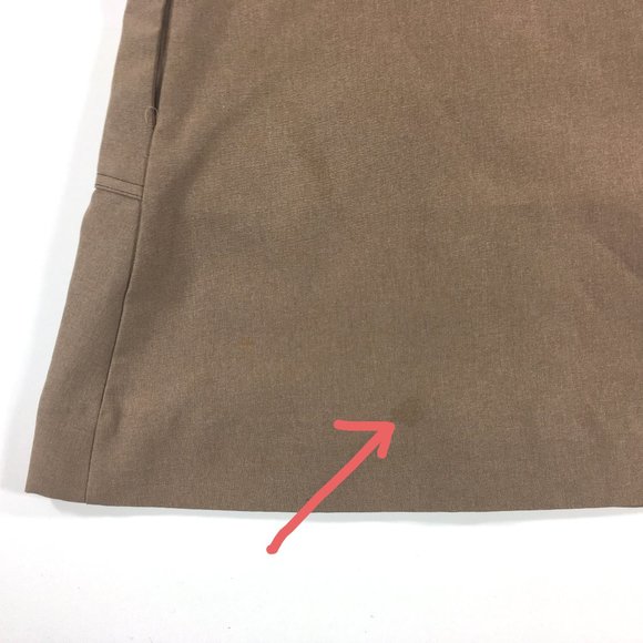 Girl Scouts Vest Size 10 Medium Tan Full Zip - Picture 3 of 6